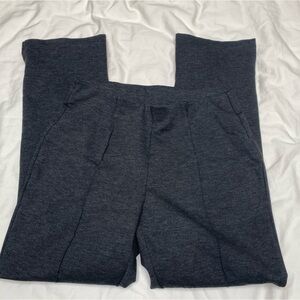 Dana Buchman wide leg pants grey trousers Sz M